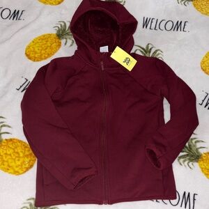 Kids Maroon Hoodie medium